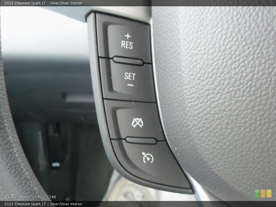 Silver/Silver Interior Controls for the 2013 Chevrolet Spark LT #76646693