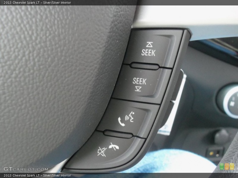 Silver/Silver Interior Controls for the 2013 Chevrolet Spark LT #76646718