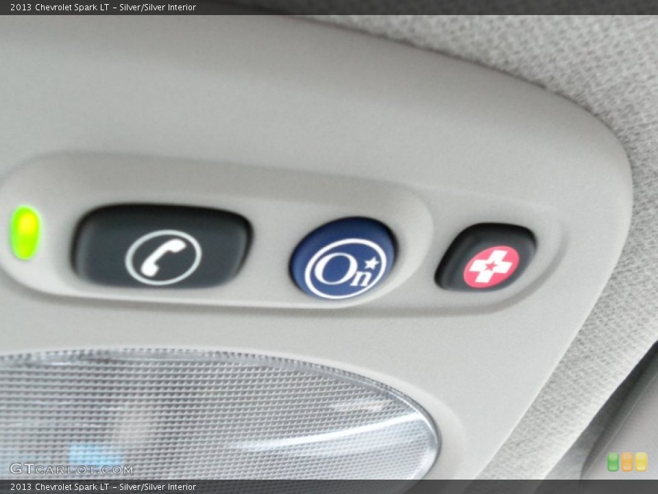 Silver/Silver Interior Controls for the 2013 Chevrolet Spark LT #76646765