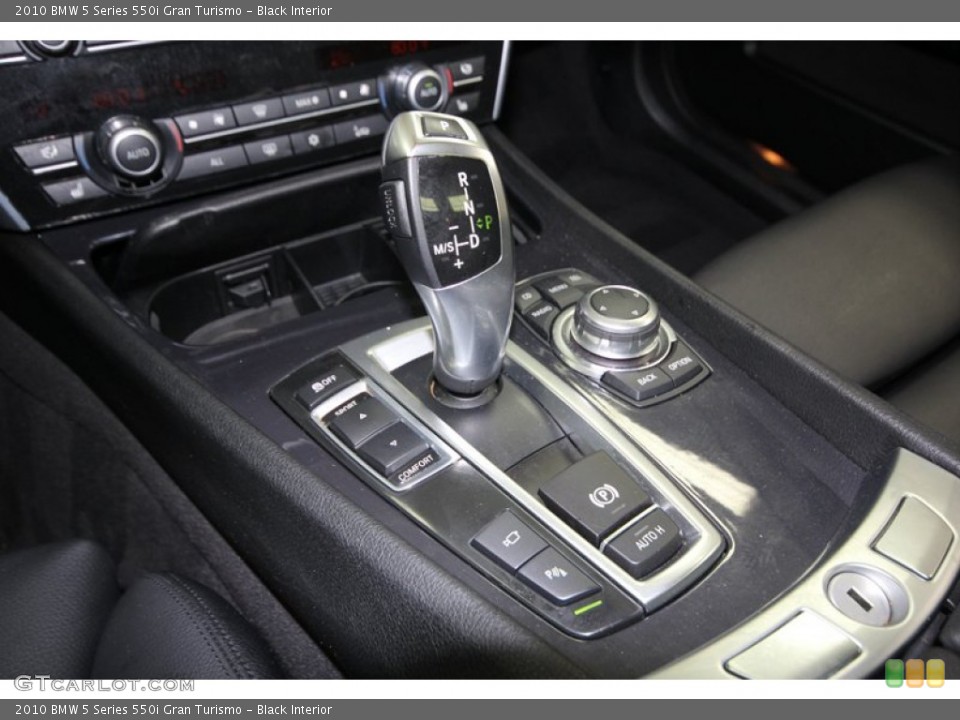 Black Interior Transmission for the 2010 BMW 5 Series 550i Gran Turismo #76647179