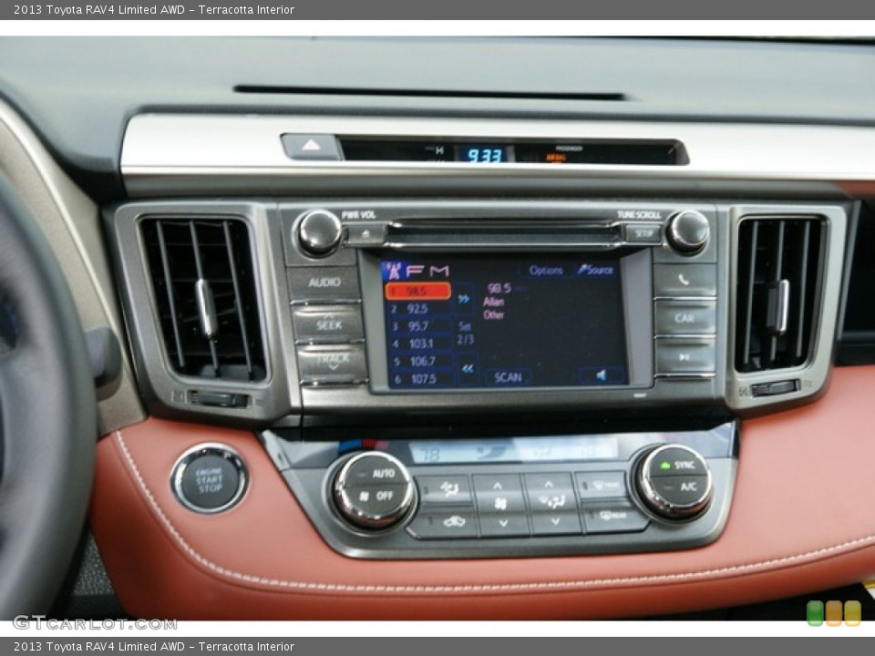 Terracotta Interior Controls for the 2013 Toyota RAV4 Limited AWD #76649253