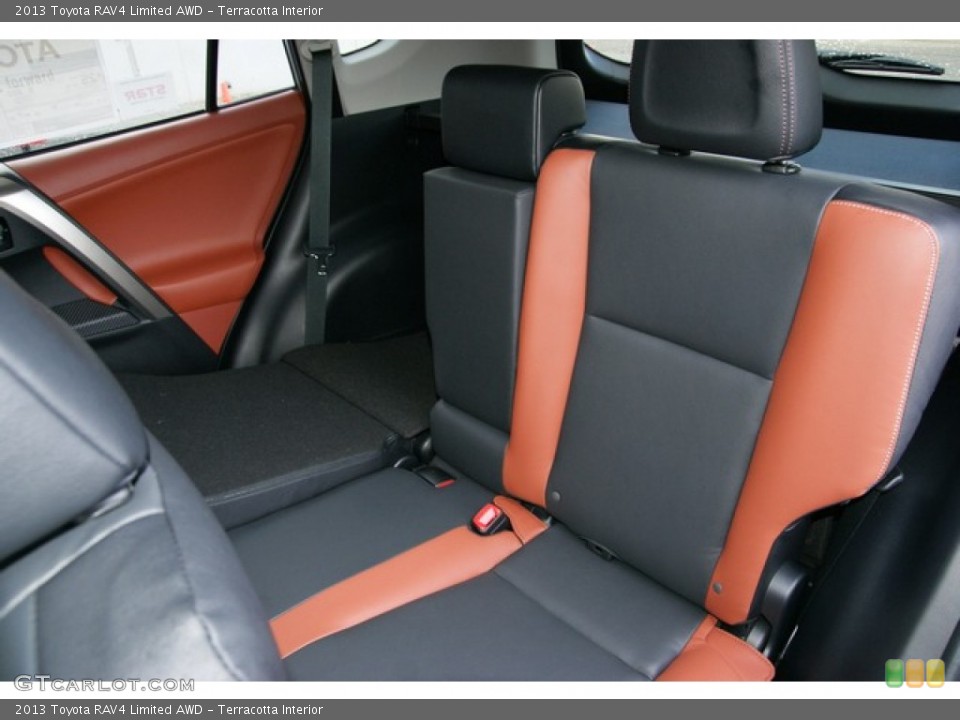 Terracotta Interior Rear Seat for the 2013 Toyota RAV4 Limited AWD #76649280