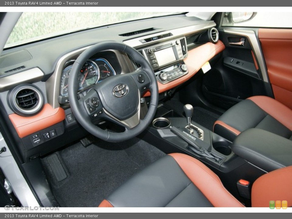 Terracotta Interior Prime Interior for the 2013 Toyota RAV4 Limited AWD #76649470