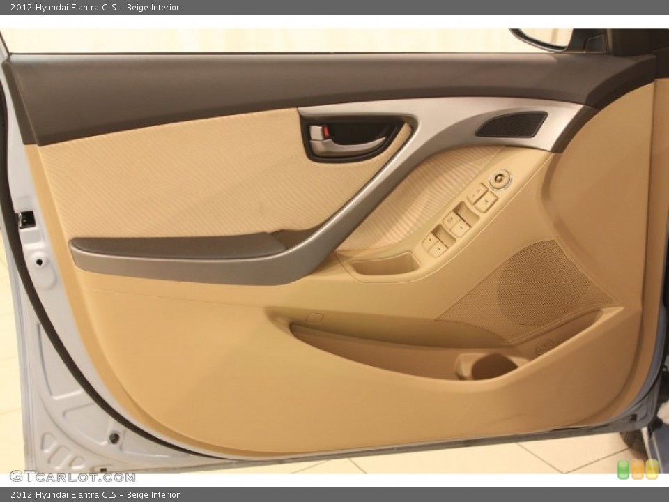 Beige Interior Door Panel for the 2012 Hyundai Elantra GLS #76649530