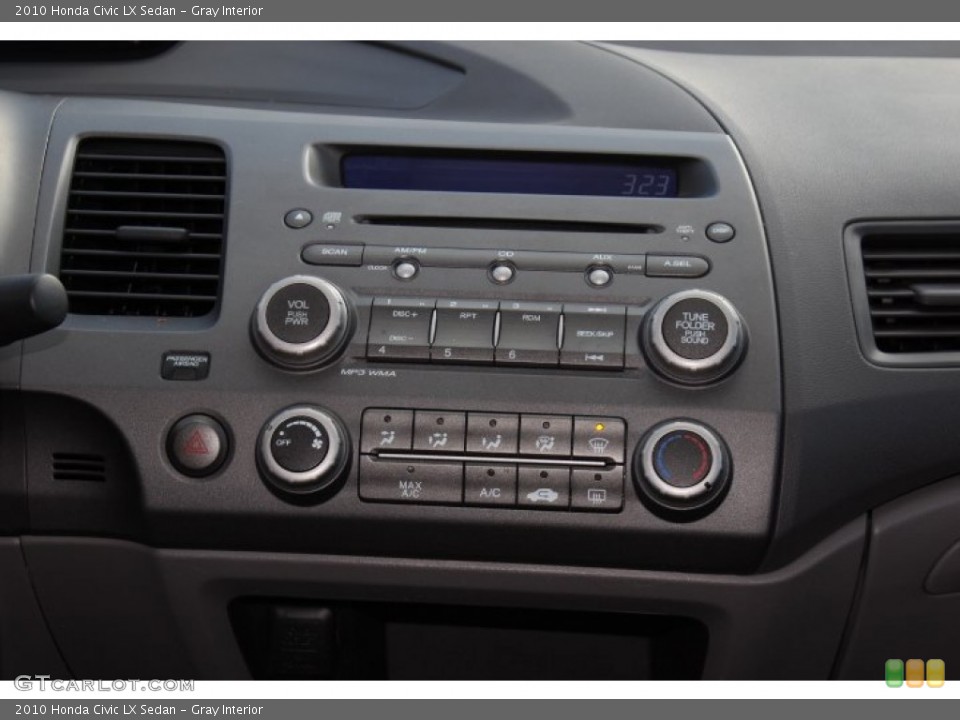Gray Interior Controls for the 2010 Honda Civic LX Sedan #76649540