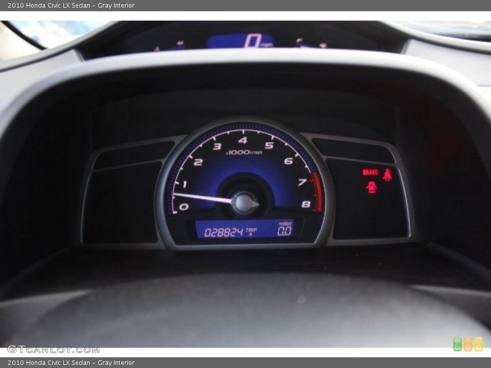 Gray Interior Gauges for the 2010 Honda Civic LX Sedan #76649601