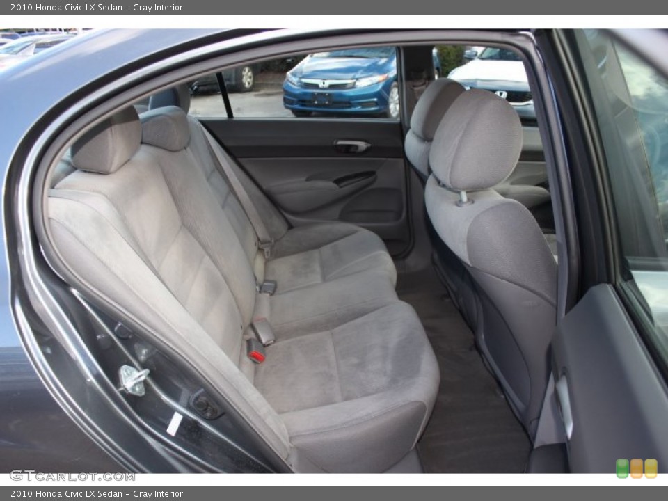 Gray Interior Rear Seat for the 2010 Honda Civic LX Sedan #76649664