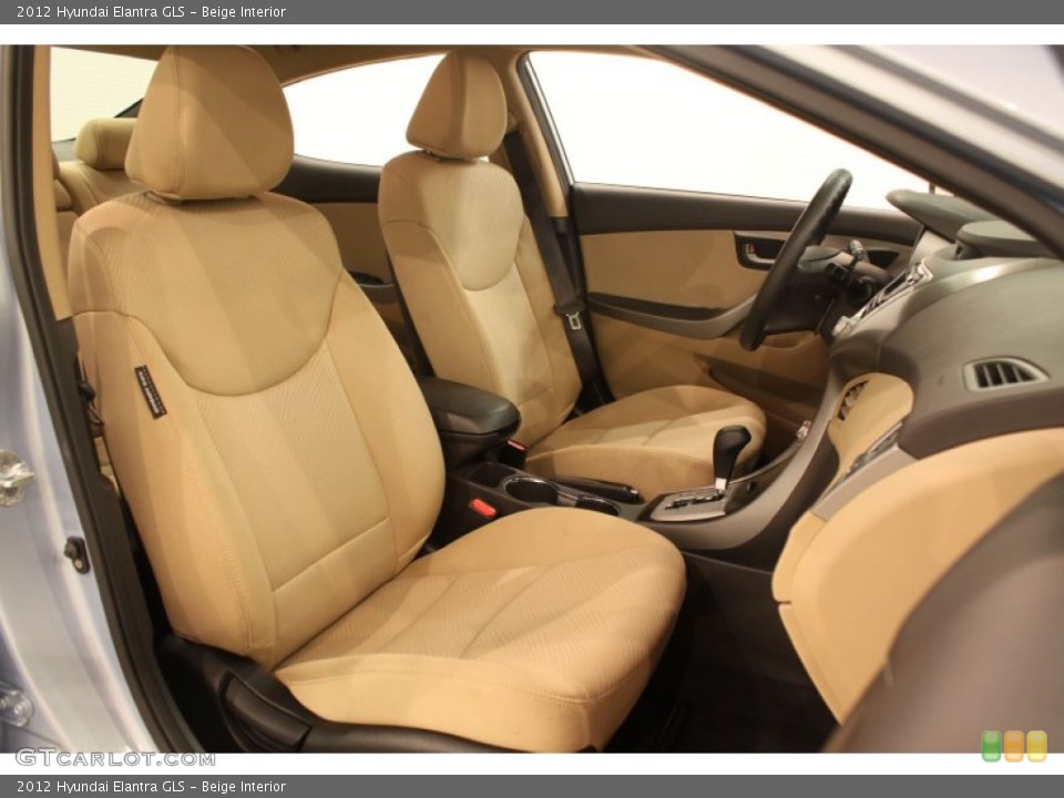 Beige Interior Front Seat for the 2012 Hyundai Elantra GLS #76649715