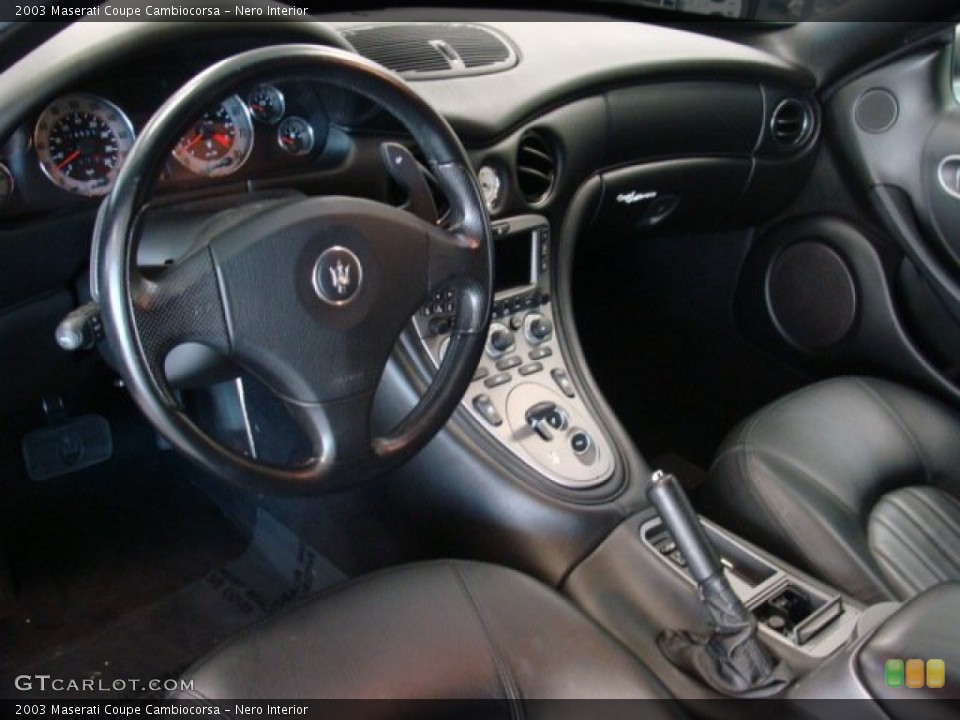 Nero 2003 Maserati Coupe Interiors
