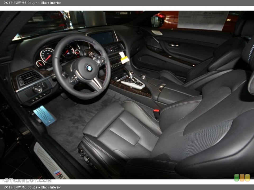 Black Interior Prime Interior for the 2013 BMW M6 Coupe #76650600