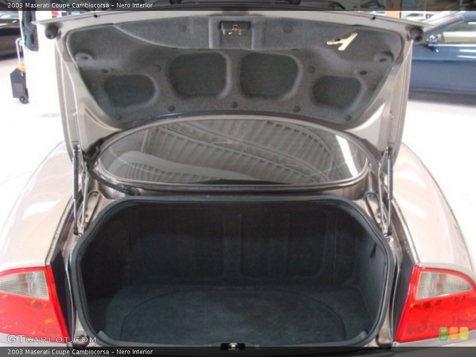 Nero Interior Trunk for the 2003 Maserati Coupe Cambiocorsa #76650849