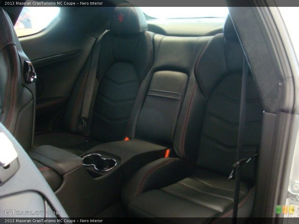 Nero Interior Rear Seat for the 2013 Maserati GranTurismo MC Coupe #76651506