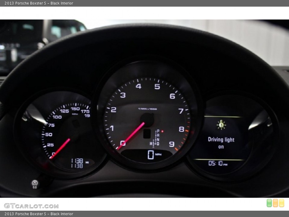 Black Interior Gauges for the 2013 Porsche Boxster S #76651976