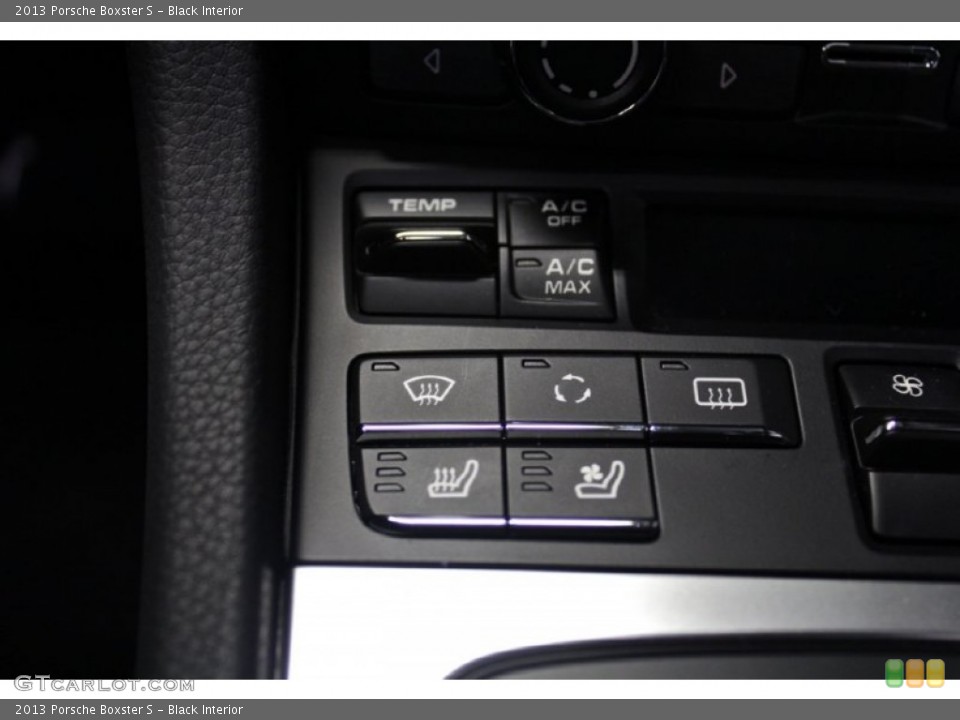 Black Interior Controls for the 2013 Porsche Boxster S #76652199