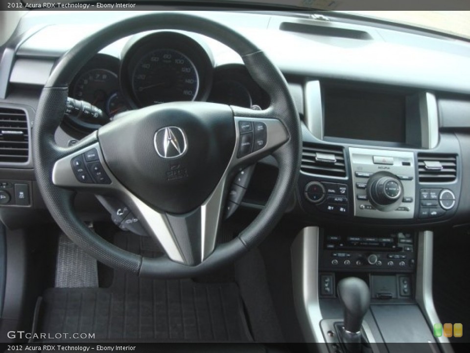 Ebony Interior Dashboard for the 2012 Acura RDX Technology #76652277
