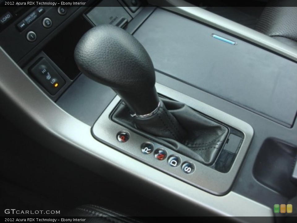 Ebony Interior Transmission for the 2012 Acura RDX Technology #76652469