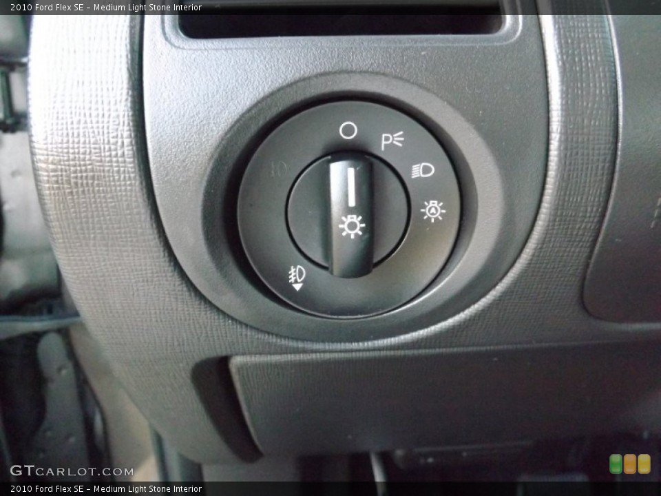 Medium Light Stone Interior Controls for the 2010 Ford Flex SE #76652480