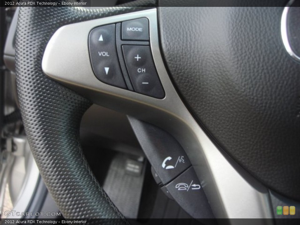 Ebony Interior Controls for the 2012 Acura RDX Technology #76652519