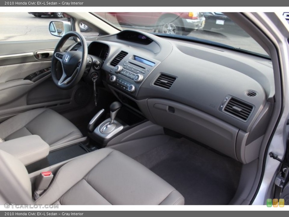 Gray Interior Photo for the 2010 Honda Civic EX-L Sedan #76652568