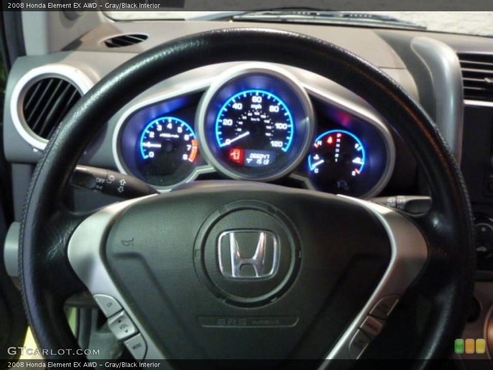 Gray/Black Interior Steering Wheel for the 2008 Honda Element EX AWD #76652792