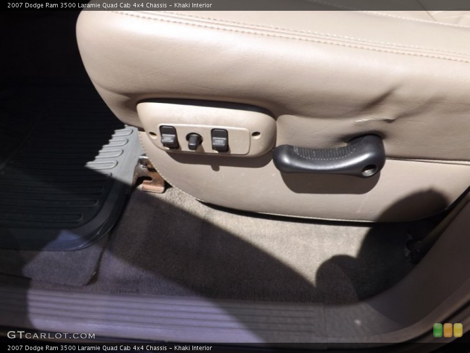 Khaki Interior Controls for the 2007 Dodge Ram 3500 Laramie Quad Cab 4x4 Chassis #76653265