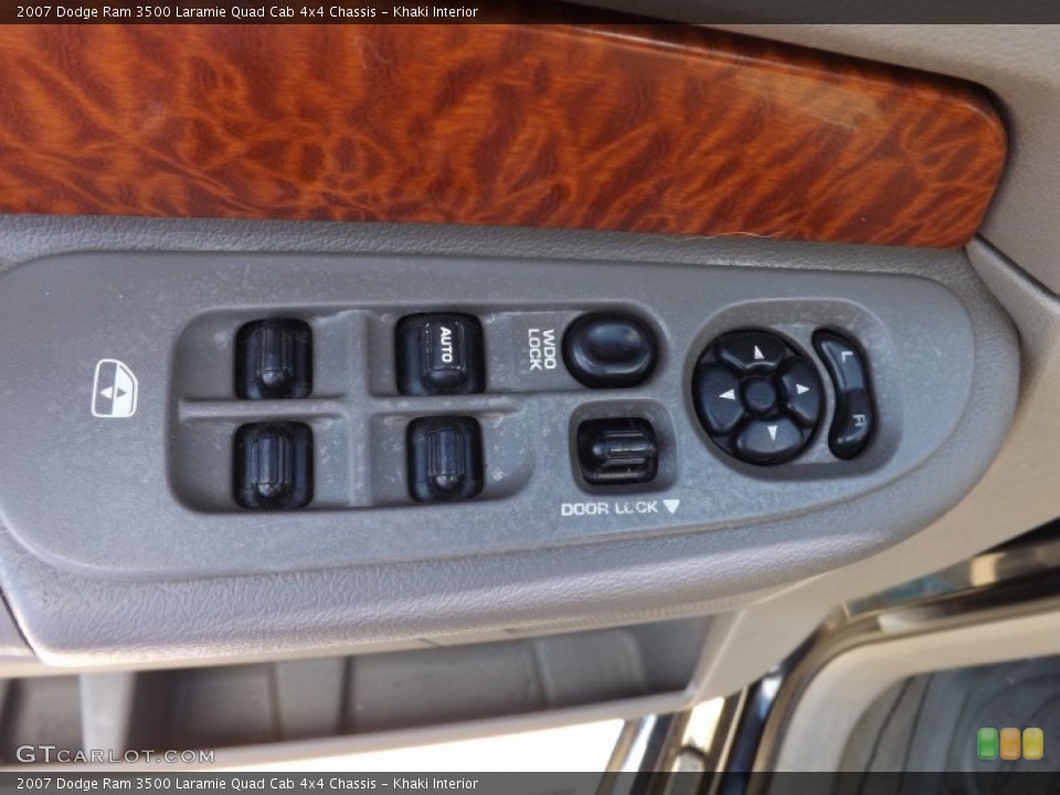 Khaki Interior Controls for the 2007 Dodge Ram 3500 Laramie Quad Cab 4x4 Chassis #76653602