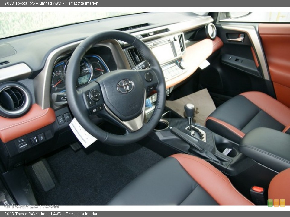 Terracotta Interior Prime Interior for the 2013 Toyota RAV4 Limited AWD #76654917