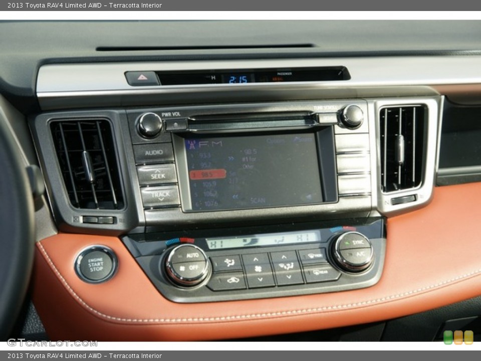 Terracotta Interior Controls for the 2013 Toyota RAV4 Limited AWD #76654948