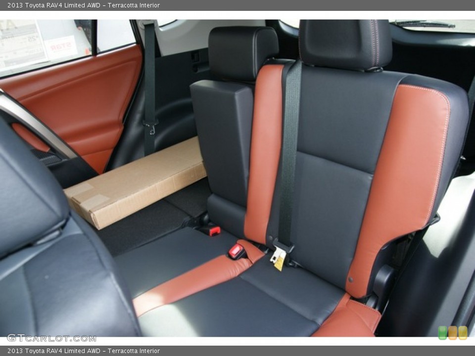 Terracotta Interior Rear Seat for the 2013 Toyota RAV4 Limited AWD #76654974