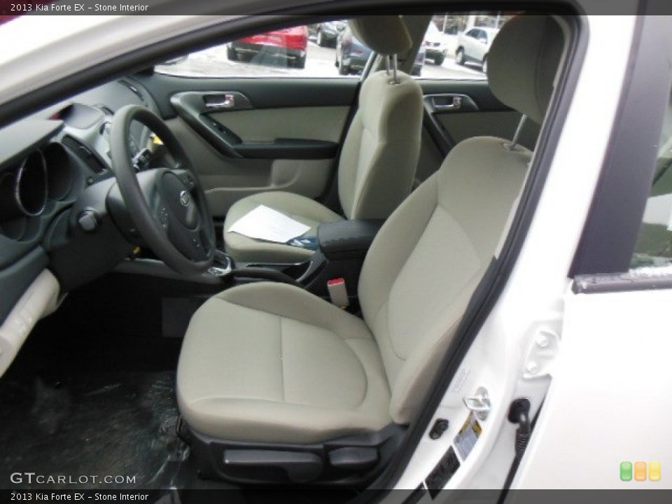 Stone Interior Front Seat for the 2013 Kia Forte EX #76656305