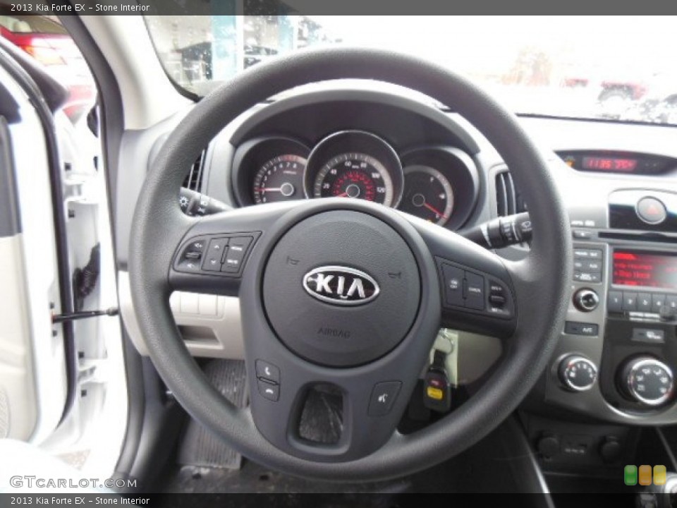 Stone Interior Steering Wheel for the 2013 Kia Forte EX #76656418
