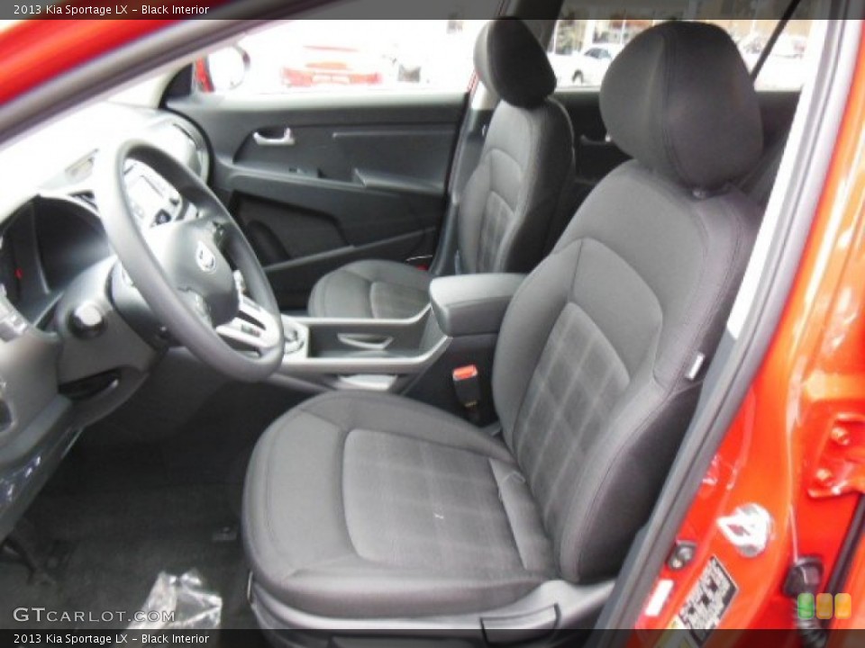 Black Interior Front Seat for the 2013 Kia Sportage LX #76656654