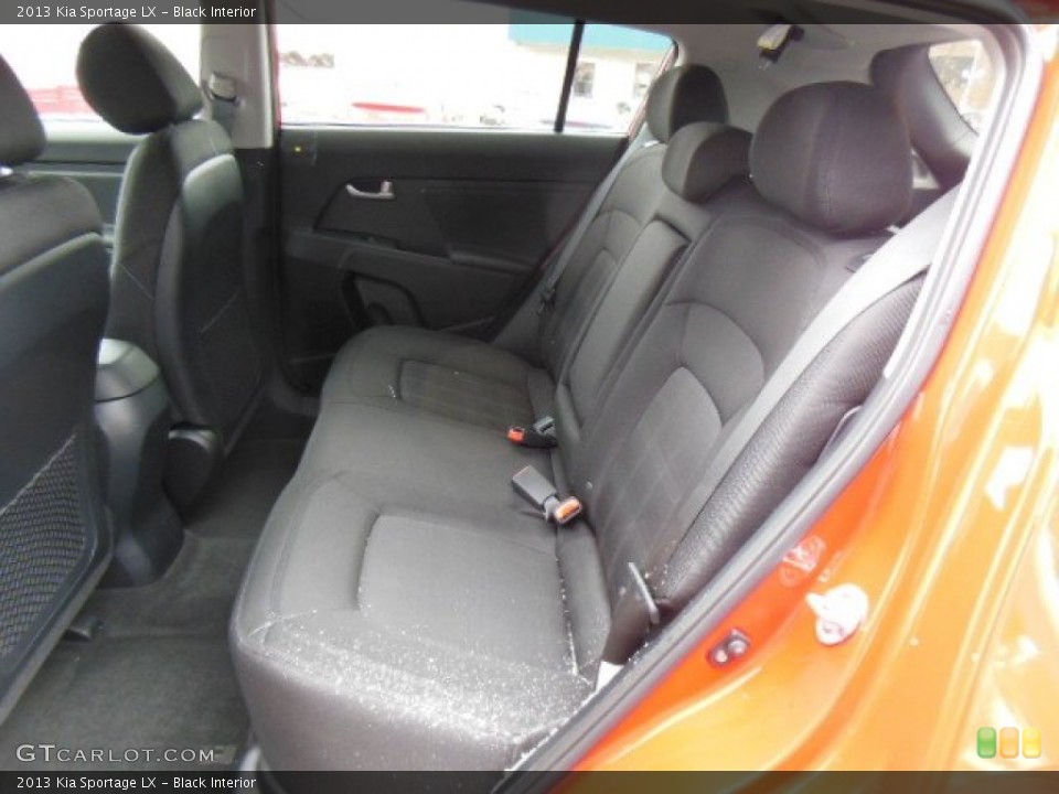 Black Interior Rear Seat for the 2013 Kia Sportage LX #76656683