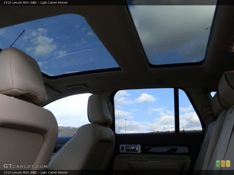 Light Camel Interior Sunroof for the 2010 Lincoln MKX AWD #76656819