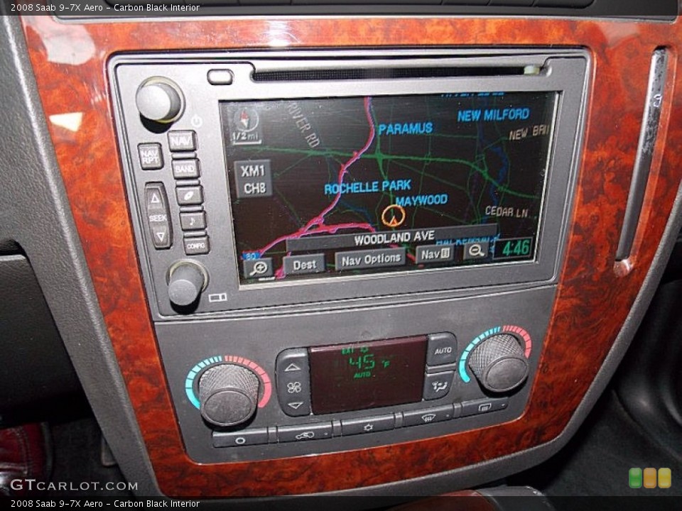 Carbon Black Interior Navigation for the 2008 Saab 9-7X Aero #76656909