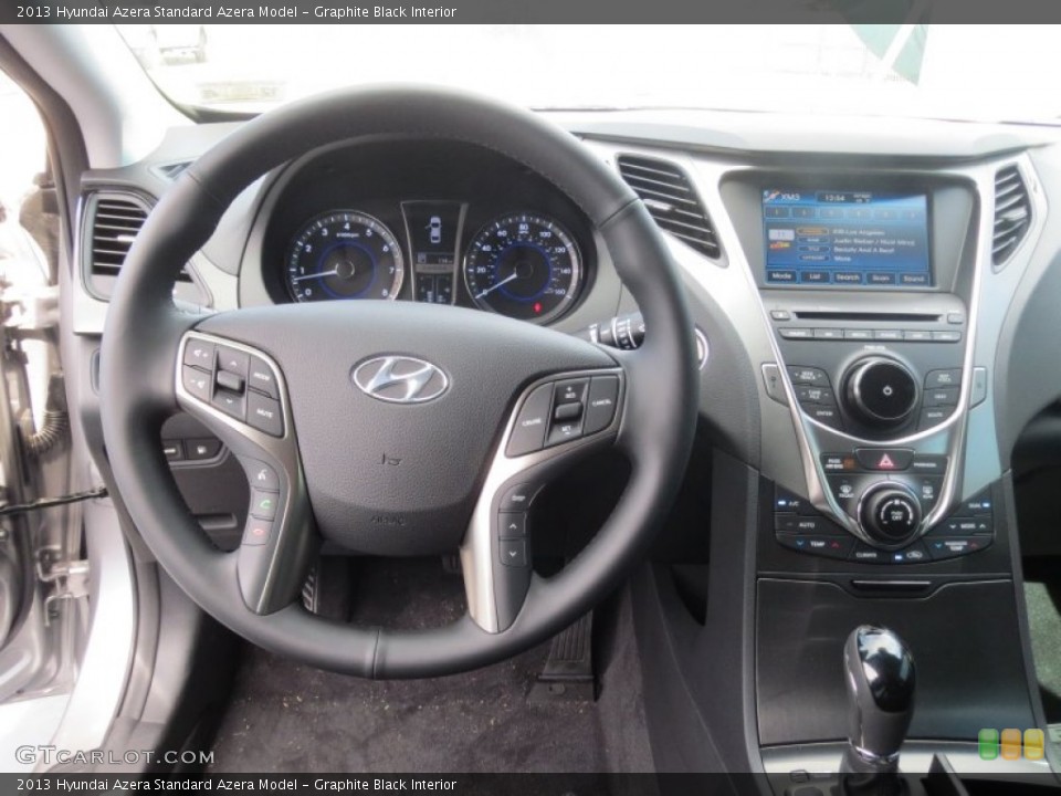 Graphite Black Interior Steering Wheel for the 2013 Hyundai Azera  #76656927