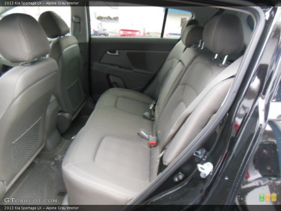 Alpine Gray Interior Rear Seat for the 2013 Kia Sportage LX #76657071