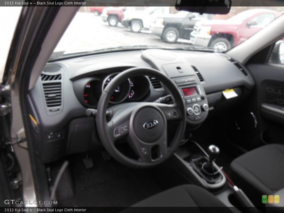 Black Soul Logo Cloth 2013 Kia Soul Interiors