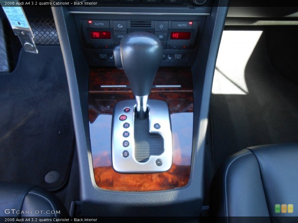 Black Interior Transmission for the 2008 Audi A4 3.2 quattro Cabriolet #76657797