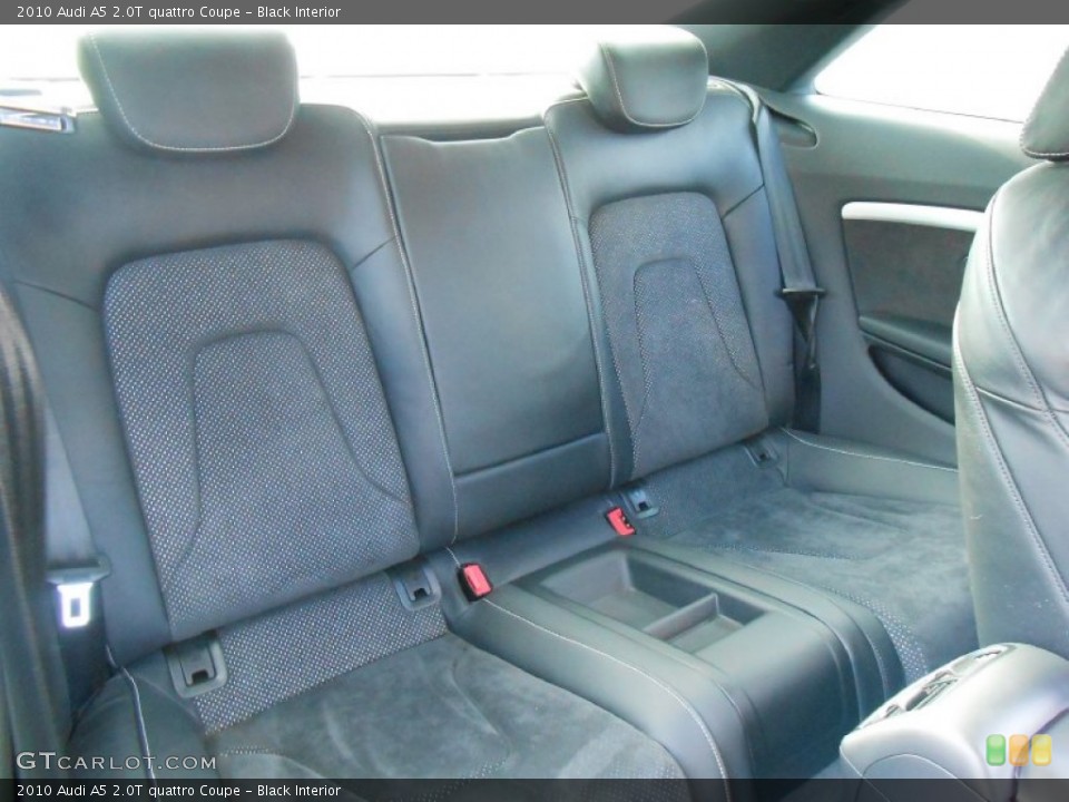 Black Interior Rear Seat for the 2010 Audi A5 2.0T quattro Coupe #76658607