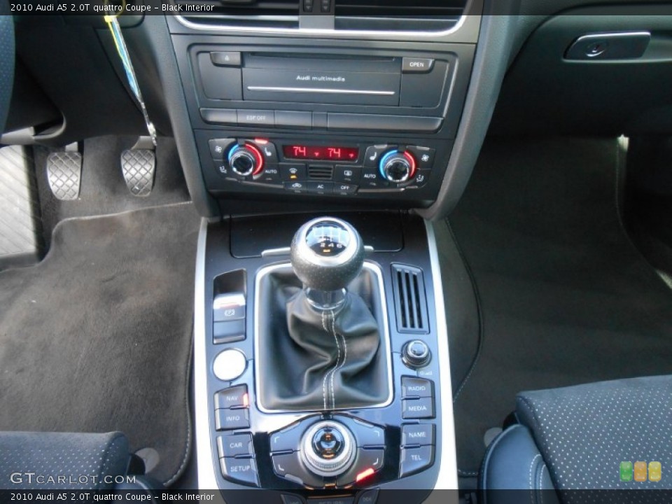 Black Interior Transmission for the 2010 Audi A5 2.0T quattro Coupe #76658721