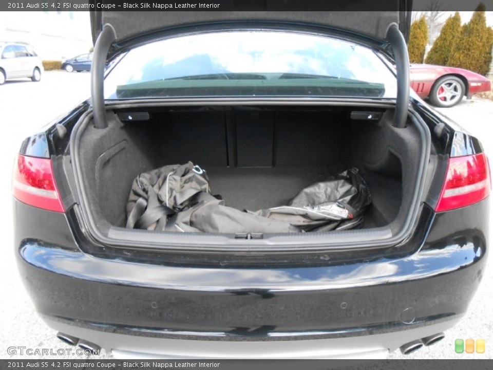 Black Silk Nappa Leather Interior Trunk for the 2011 Audi S5 4.2 FSI quattro Coupe #76659132