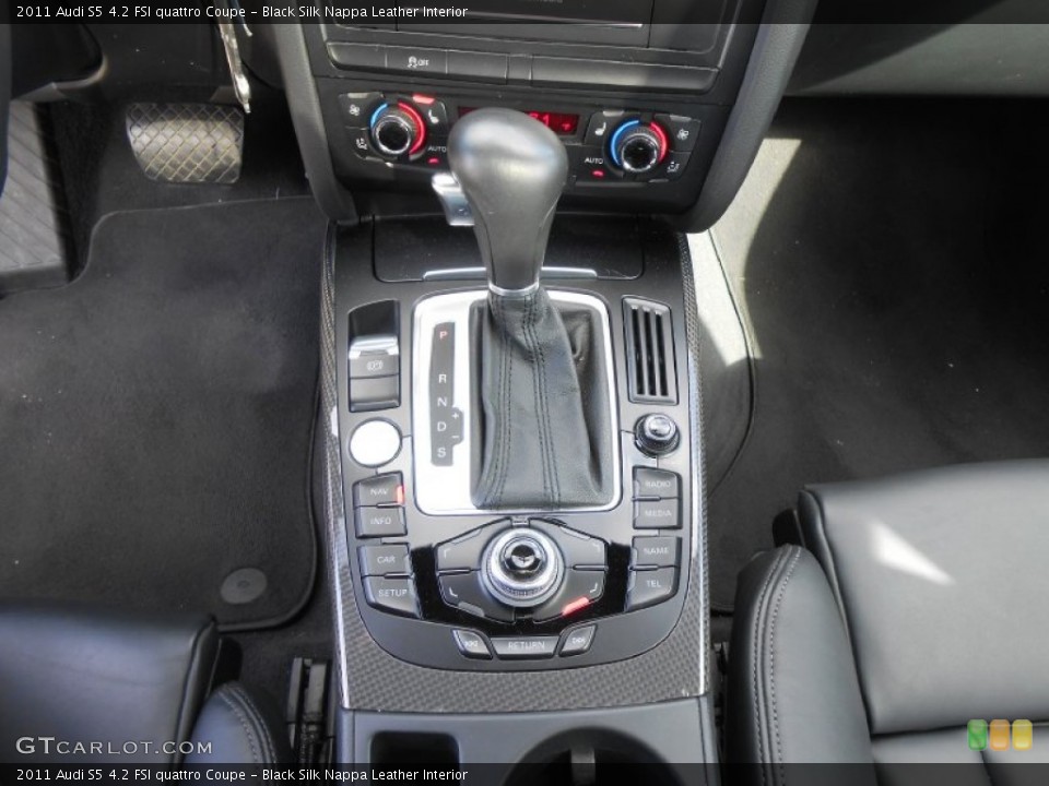 Black Silk Nappa Leather Interior Transmission for the 2011 Audi S5 4.2 FSI quattro Coupe #76659309