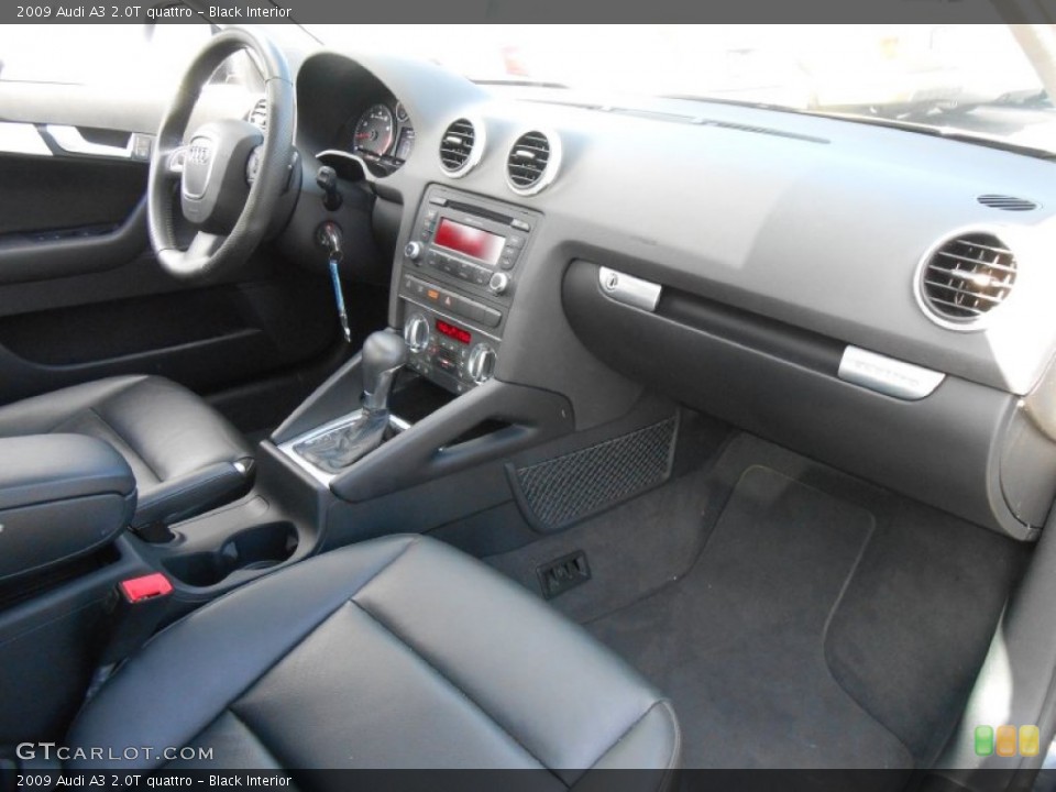 Black Interior Dashboard for the 2009 Audi A3 2.0T quattro #76659721