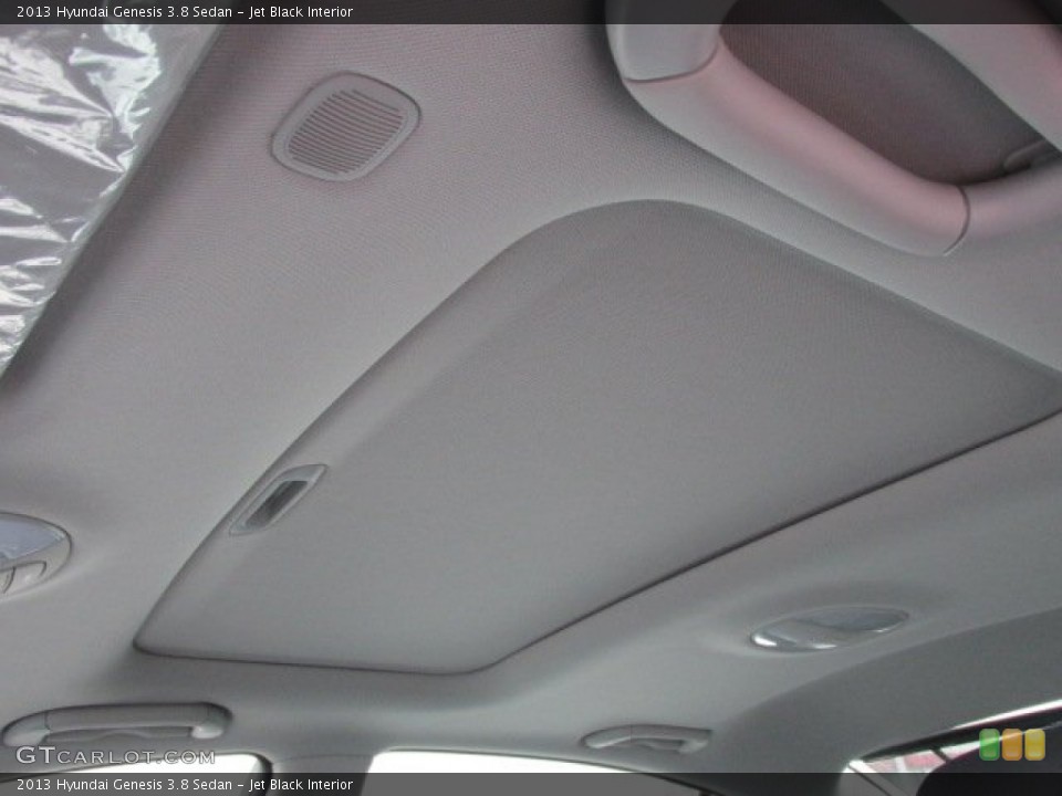 Jet Black Interior Sunroof for the 2013 Hyundai Genesis 3.8 Sedan #76659888