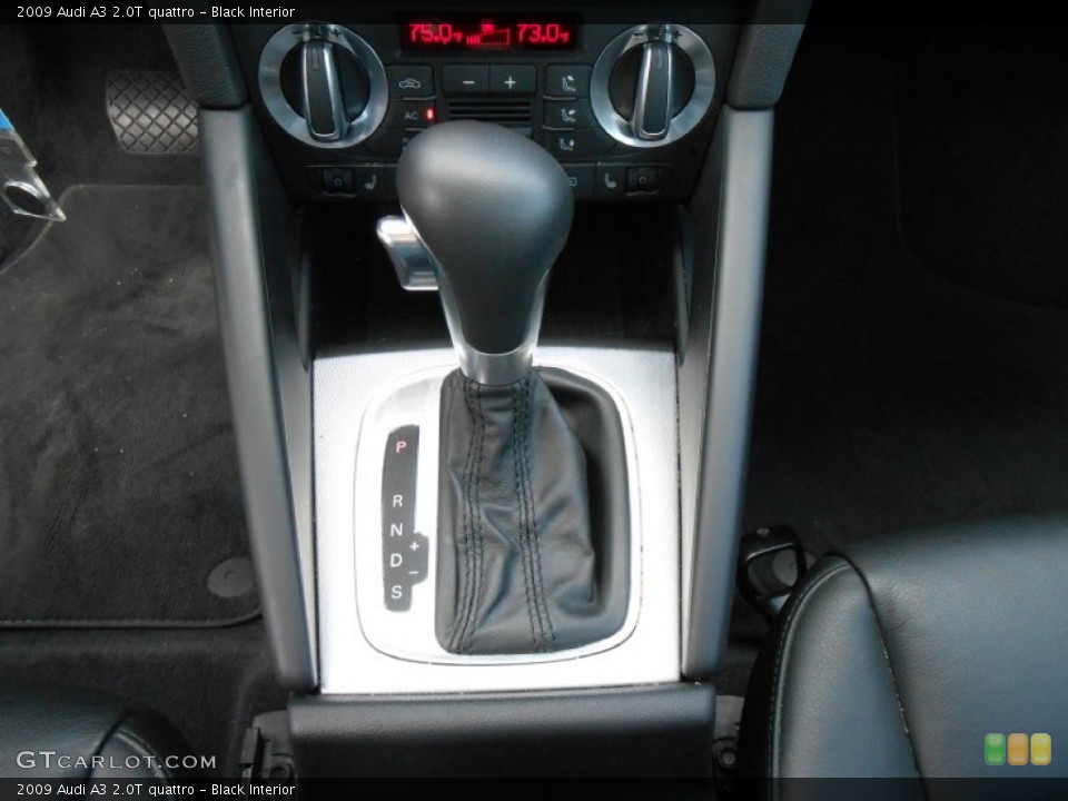 Black Interior Transmission for the 2009 Audi A3 2.0T quattro #76660035