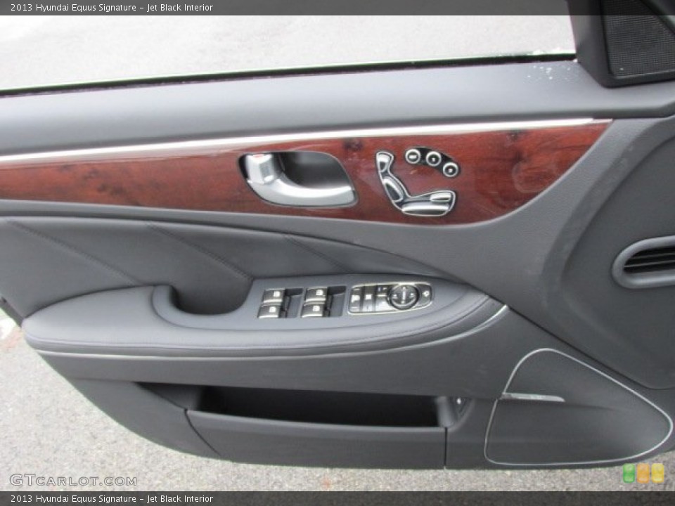 Jet Black Interior Door Panel for the 2013 Hyundai Equus Signature #76660532
