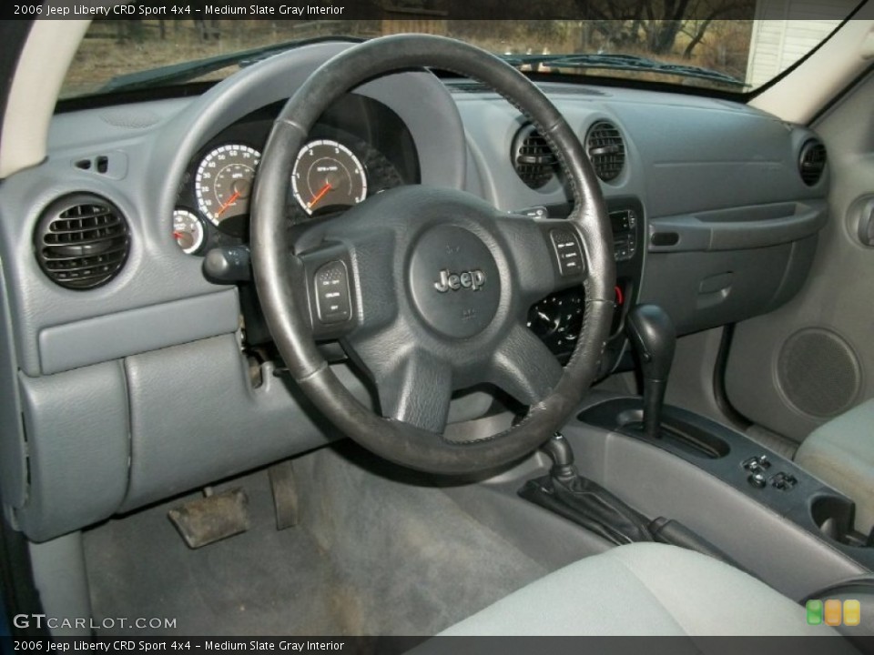 Medium Slate Gray Interior Photo for the 2006 Jeep Liberty CRD Sport 4x4 #76661215
