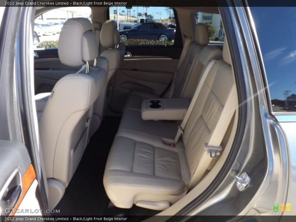 Black/Light Frost Beige Interior Rear Seat for the 2012 Jeep Grand Cherokee Limited #76661412