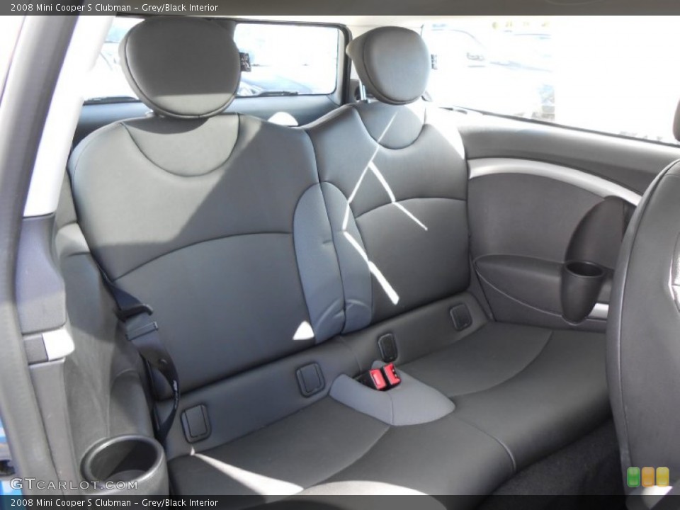 Grey/Black Interior Rear Seat for the 2008 Mini Cooper S Clubman #76661934